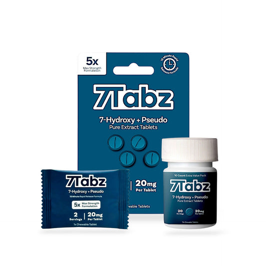 7Tabz 7-hydroxymitragynine + Pseudo Pure Extract Tablets Unflavored 20mg