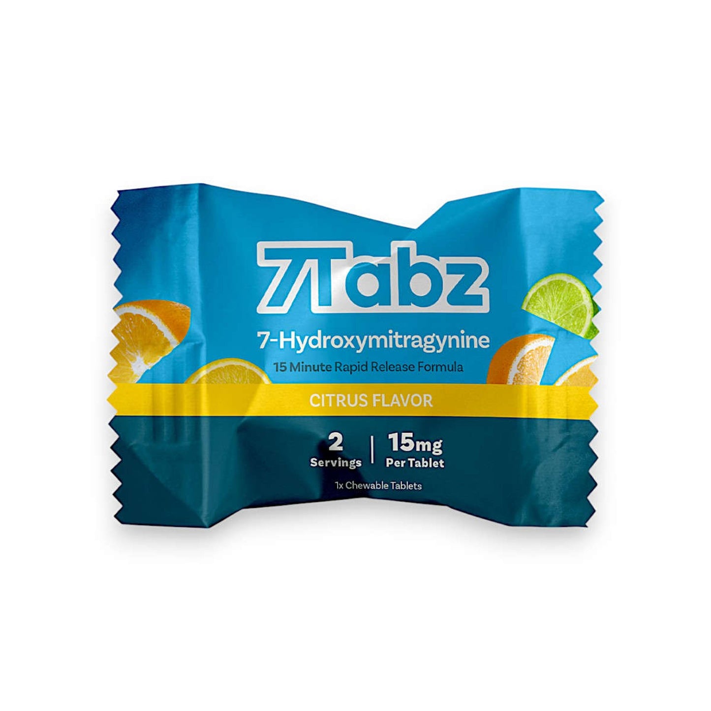7Tabz 7-Hydroxymitragynine Kratom Extract Tablets Citrus 15mg