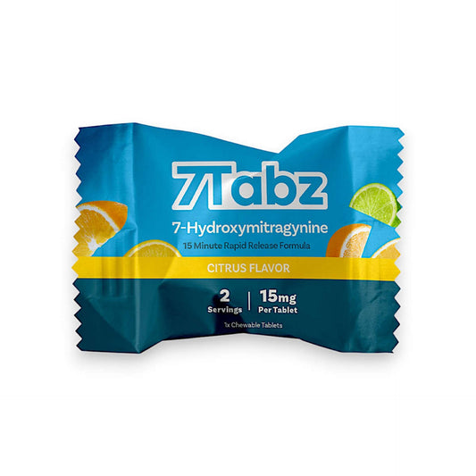 7Tabz 7-Hydroxymitragynine Kratom Extract Tablets Citrus 15mg