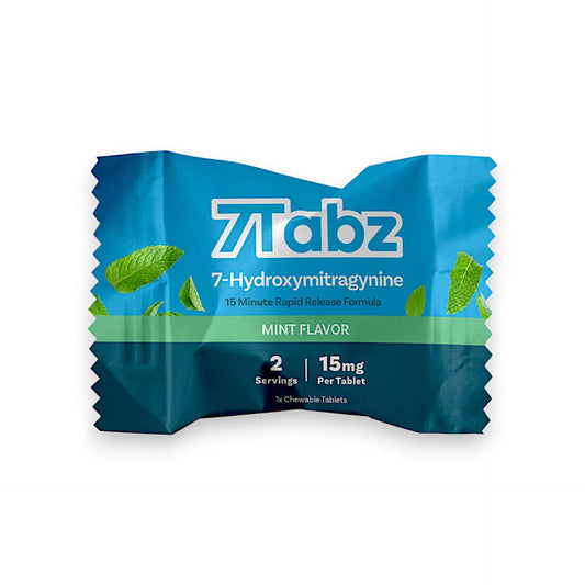 7Tabz 7-Hydroxymitragynine Kratom Extract Tablets Mint 15mg