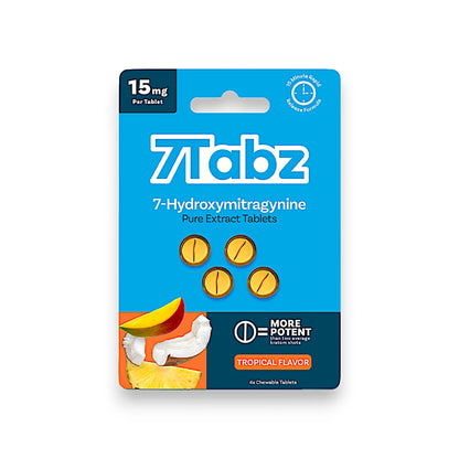 7Tabz 7-Hydroxymitragynine Kratom Extract Tablets Tropical 15mg