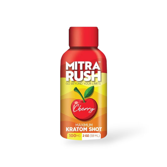 Choice Botanicals Mitra Rush Kratom Shot Cherry 100mg 2oz