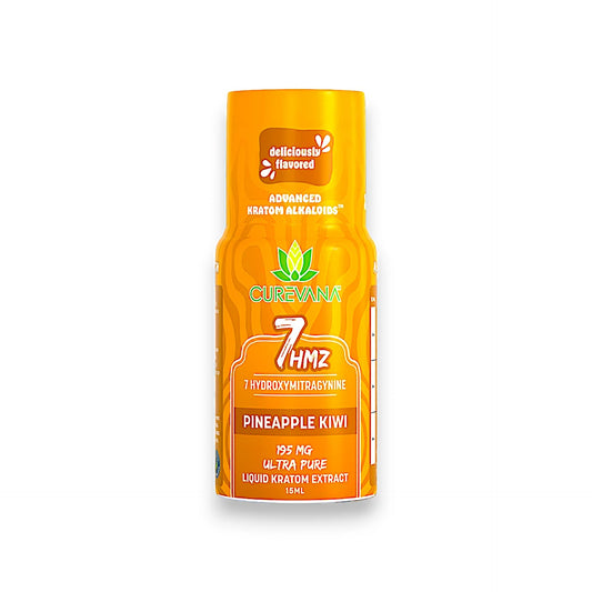 Curevana 7hmz Kratom Extract 7-hydroxymitragynine Liquid Shot Pineapple Kiwi 15ml