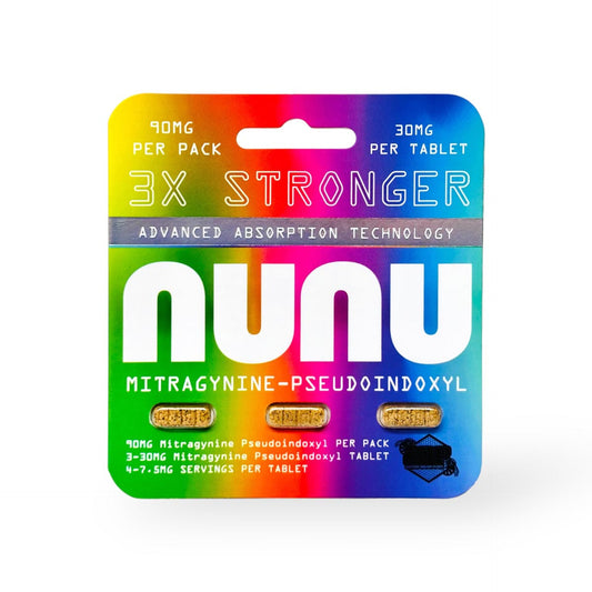 EDP nunu 3X Stronger Mitragynine Pseudoindoxyl Tablets 30mg Per Tablet