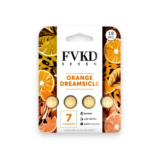 FVKD Seven 7 Hydroxy Tablets Orange Dreamsicle 18mg