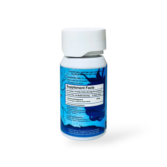 Hu7k Slammer 7-Hydroxymitragynine Shot Blue Razz 100mg 60ml