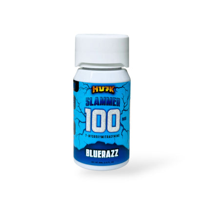 Hu7k Slammer 7-Hydroxymitragynine Shot Blue Razz 100mg 60ml