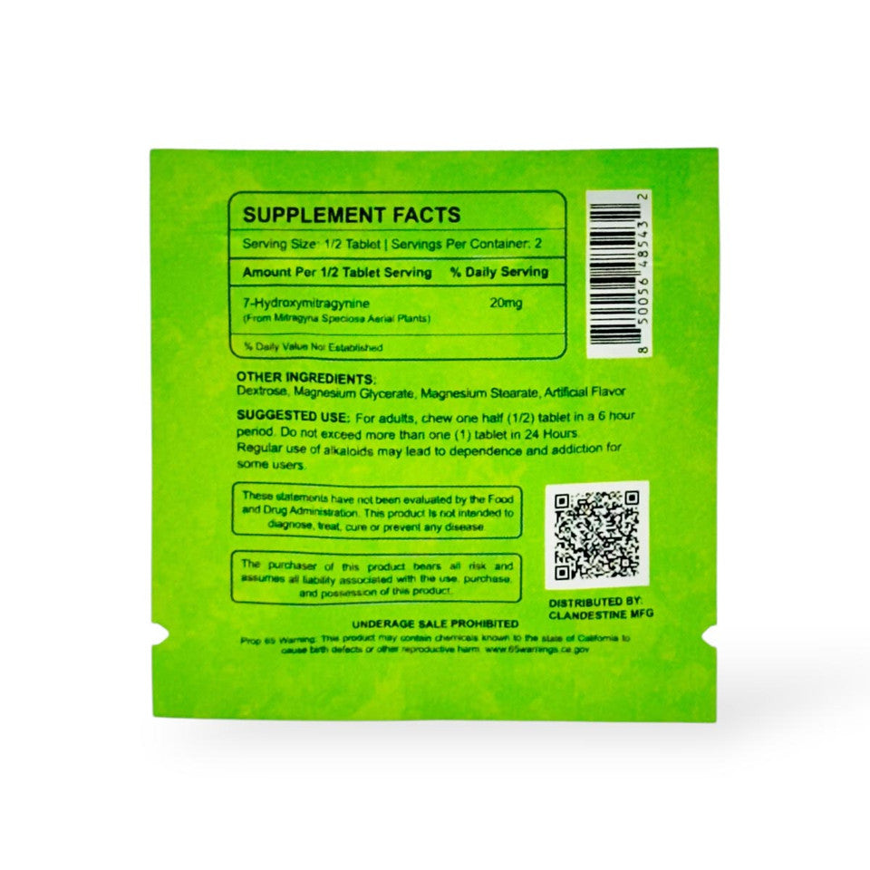 Hu7k 7-Hydroxymitragynine Tablet Mint 40mg