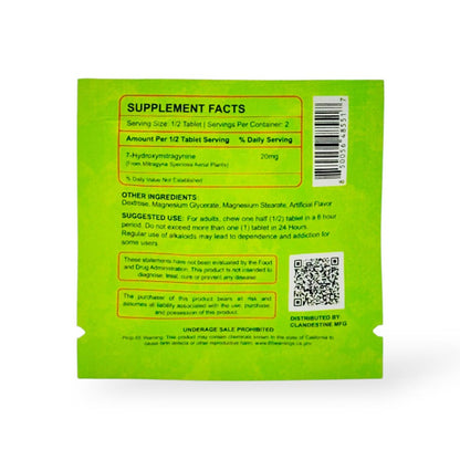 Hu7k 7-Hydroxymitragynine Tablet Strawberry 40mg