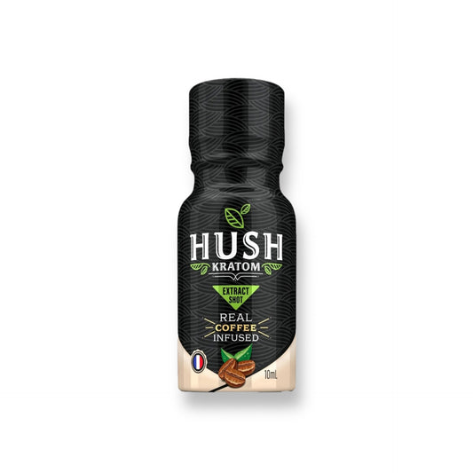 Hush Kratom Extract Shot Coffee Infused 10mL