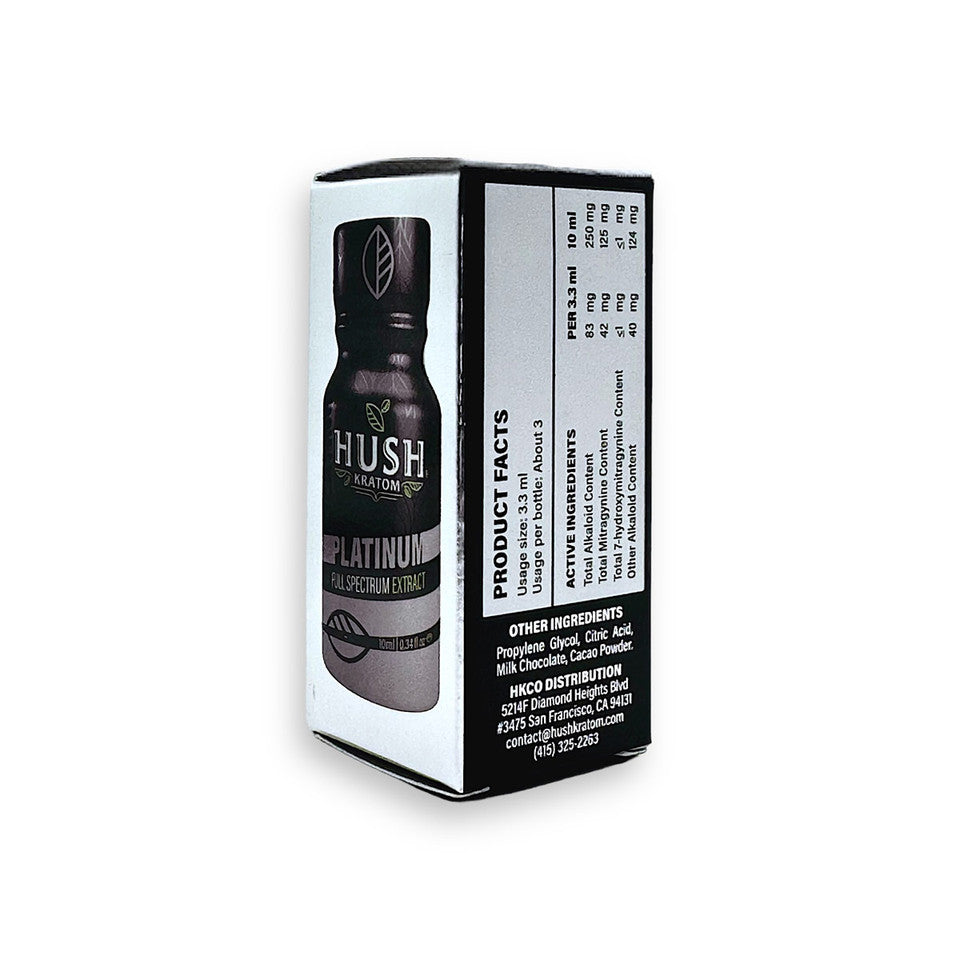 Hush Kratom Platinum Shot Extract 10mL