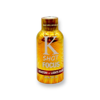 K Shot Focus Kratom + Lion's Mane 60ml