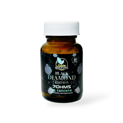 Kratom Kulture 7- Hydroxymitragynine Black Diamond Edition Tablets 81mg