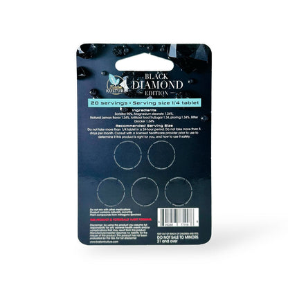 Kratom Kulture 7- Hydroxymitragynine Black Diamond Edition Tablets 81mg