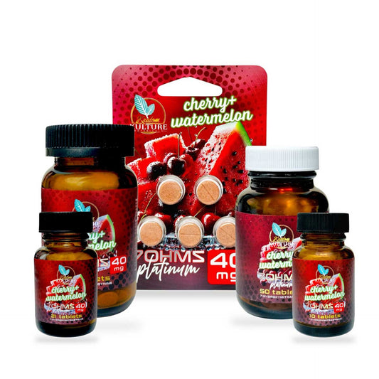 Kratom Kulture 7OHMZ Platinum Tablets Cherry + Watermelon 40mg