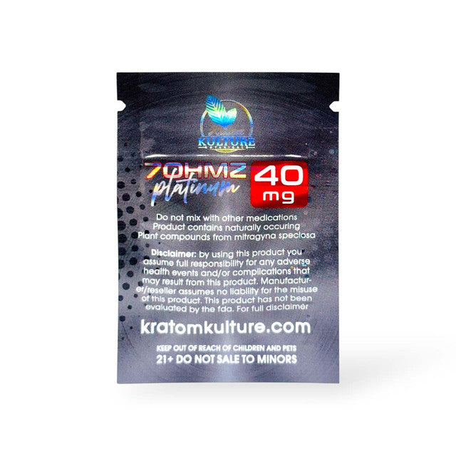 Kratom Kulture 7OHMZ Platinum Tablets 40mg