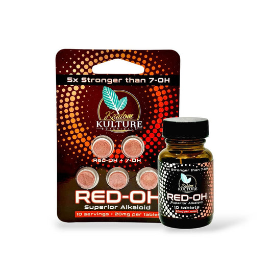 Kratom Kulture Red-OH Tablets 20mg Per Tablet
