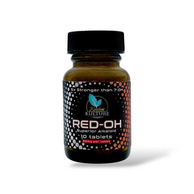 Kratom Kulture Red-OH Tablets 20mg Per Tablet