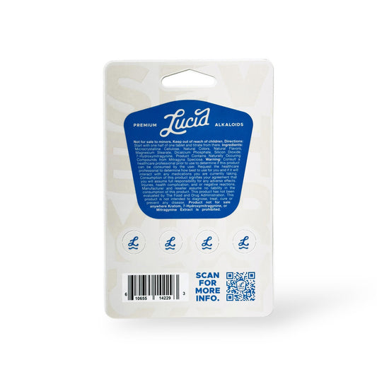 Lucid Supreme 7-OH Chewables Tablets Blue Razz 50mg Per Tablet
