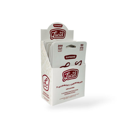 Lucid Supreme 7-OH Chewables Tablets Unflavored 50mg Per Tablet