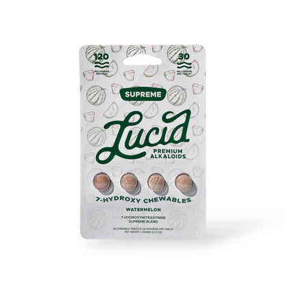 Lucid Supreme 7-OH Chewables Tablets Watermelon 30mg Per Tablet