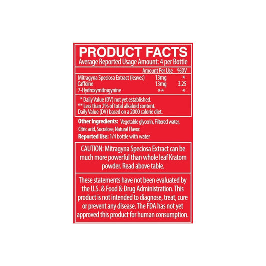 Mit 45 Boost Kratom Extract Energy Shot 2 oz
