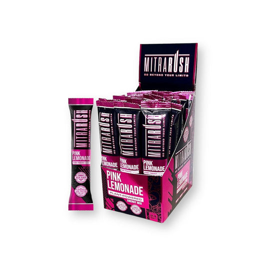 MitraRush Kratom Extract Powder Energy Drink Pink Lemonade