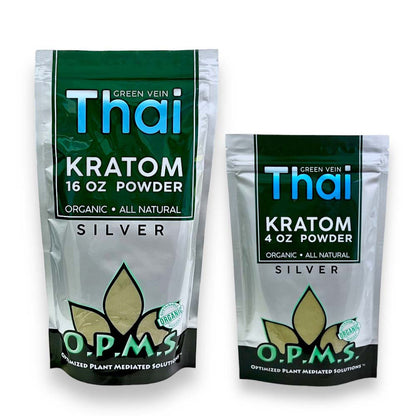 OPMS Silver Green Vein Thai Kratom Powder
