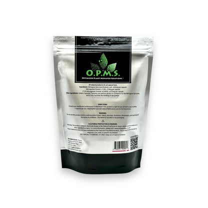 OPMS Silver Maeng Da Kratom Capsules Red Vein