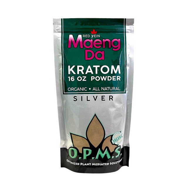 OPMS Silver Maeng Da Kratom Powder Red Vein
