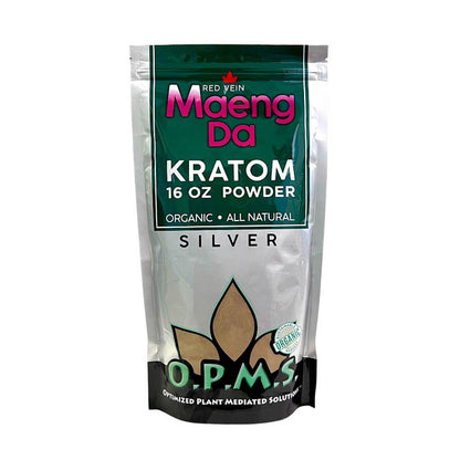 OPMS Silver Maeng Da Kratom Powder Red Vein