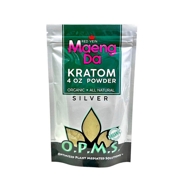 OPMS Silver Maeng Da Kratom Powder Red Vein