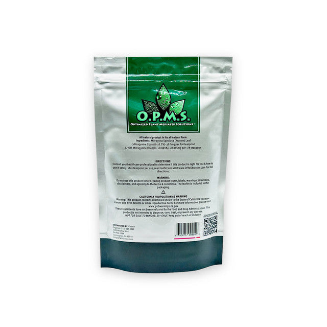 OPMS Silver Maeng Da Kratom Powder Red Vein