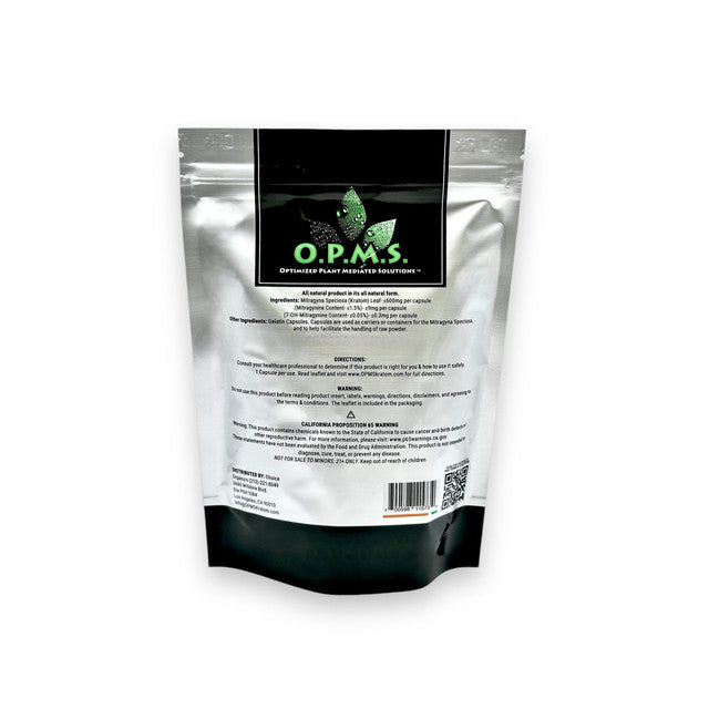 OPMS Silver Malay Kratom Powder Green Vein