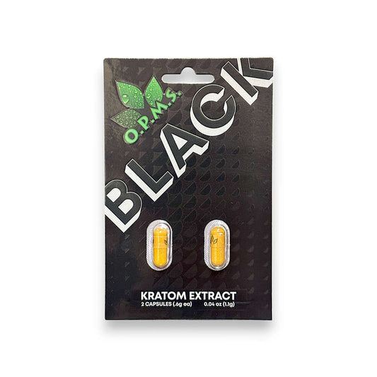 OPMS Black Kratom Extract Capsules