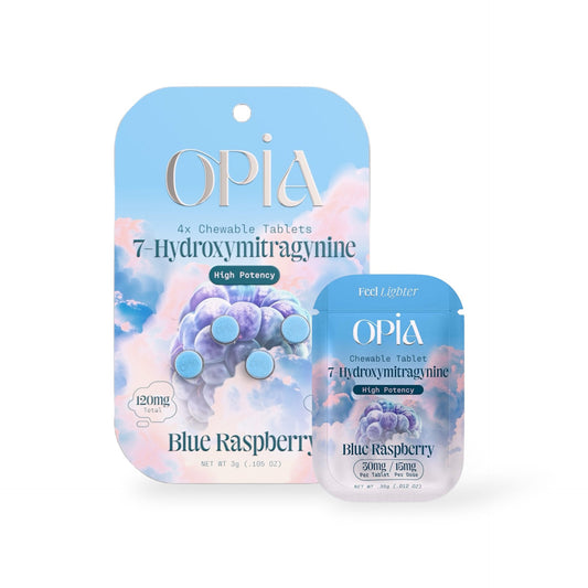 Opia 7-OH High Potency Chewable Tablets Blue Raspberry 30mg
