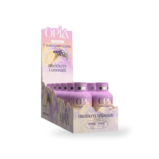 Opia 7 Hydroxymitragynine Liquid Shot High Potency Blackberry Lemonade 60mg