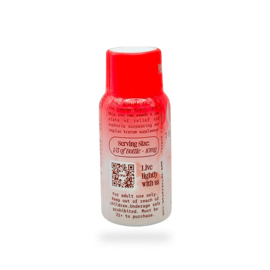 Opia 7 Hydroxymitragynine Liquid Shot Raspberry Peach 30ml