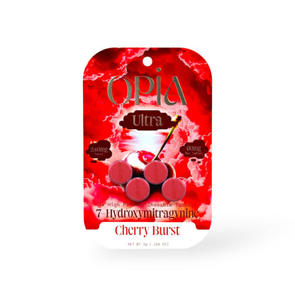 Opia Ultra 7-OH High Potency Chewable Tablets Cherry Burst 60mg Per Tablet