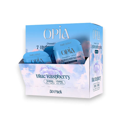 Opia 7-OH High Potency Chewable Tablets Blue Raspberry 30mg