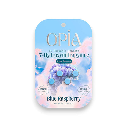 Opia 7-OH High Potency Chewable Tablets Blue Raspberry 30mg