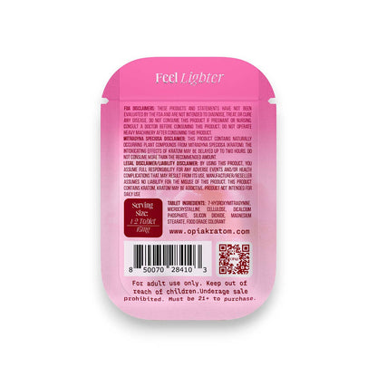 Opia 7-OH High Potency Chewable Tablets Pink Strawberry 30mg