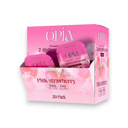 Opia 7-OH High Potency Chewable Tablets Pink Strawberry 30mg