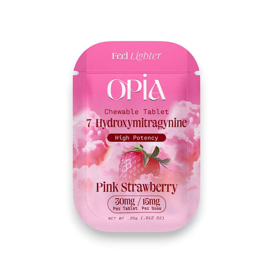 Opia 7-OH High Potency Chewable Tablets Pink Strawberry 30mg