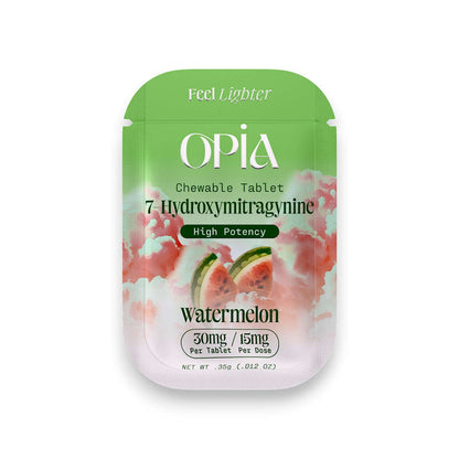 Opia 7-OH High Potency Chewable Tablets Watermelon 30mg