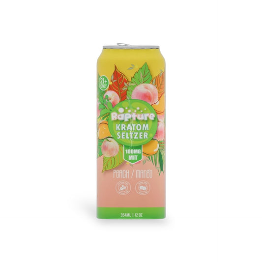 Rapture Kratom Seltzer Peach Mango 100mg