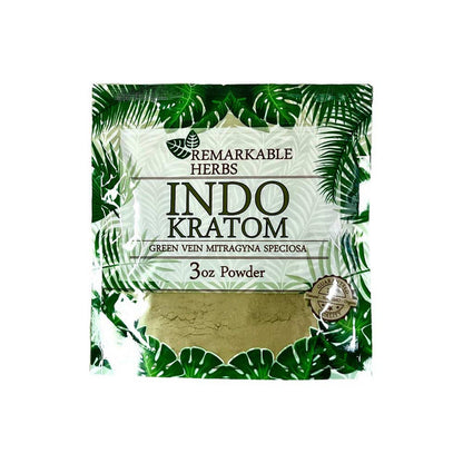 Buy Remarkable Herbs Kratom Powder Green Indo