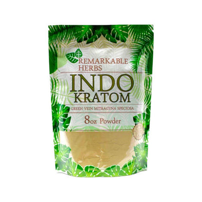 Buy Remarkable Herbs Kratom Powder Green Indo