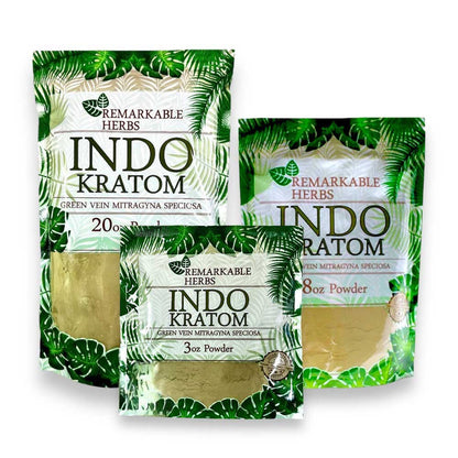 Buy Remarkable Herbs Kratom Powder Green Indo