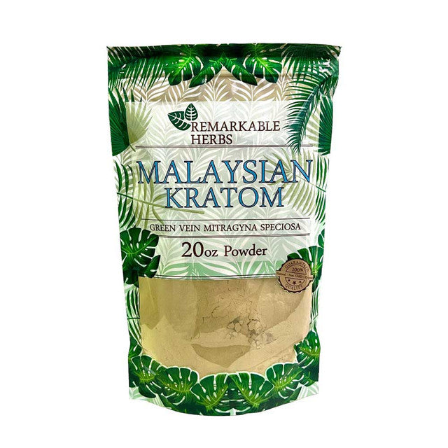 Buy Remarkable Herbs Kratom Powder Green Malaysian